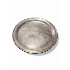 GORHAM HERITAGE‎ VINTAGE ETCHED SILVER SERVING TRAY  E.P. YC 427-1 ROUND 12" LIP